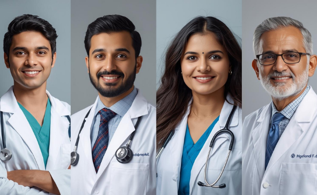 Four Doctors in a Frame