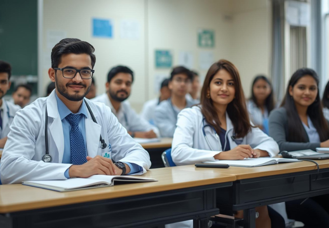 Medical Students in Classroom